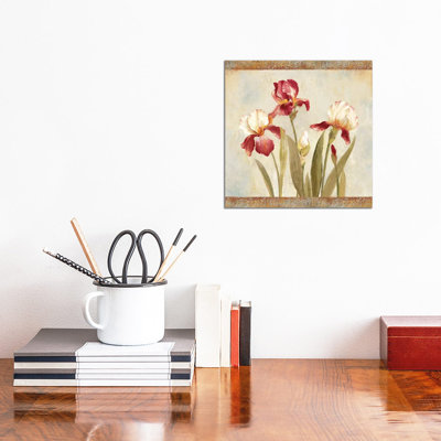 Iris Tapestry II by Asia Jensen - Wrapped Canvas Print