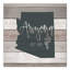Arizonaabli - Art textuel sur toile tendue