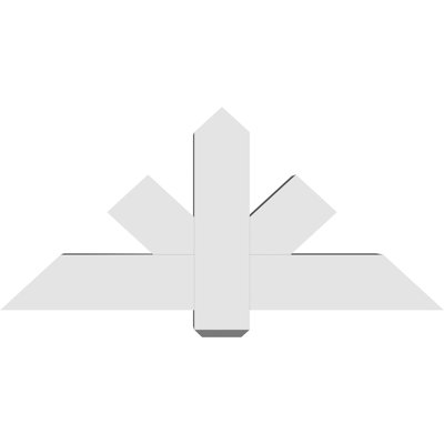 Kennewick Architectural Grade PVC Gable Bracket