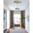 Moberg 2-Light 22.8" Chrome LED Flush Mount With Clear Crystal Accents