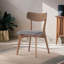 Chaises de salle à manger rembourrées Mid-Century-1150324268