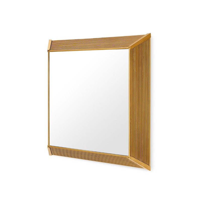 Maya Flat Metal Wall Mirror