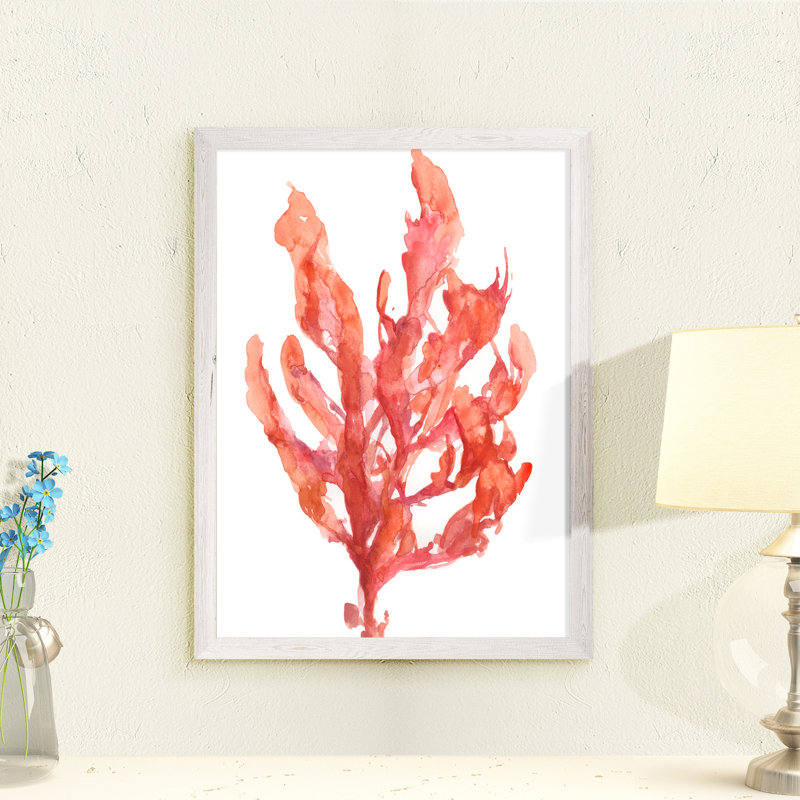 "coral kelp i" par paul cezanne-reproduction d’art sur toile encadrée, Toile blanche encadrée, H 28 po x l 38 po x 1,25 po
