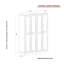 Bradt 4 Door Manufactured Wood Wardrobe