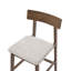 Upholstered Counter Stool with Solid Wood Frame-135958632