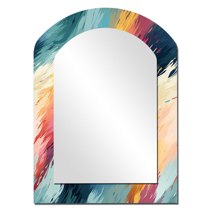 Miroir mural Mid-Century, 34 po x 25 po