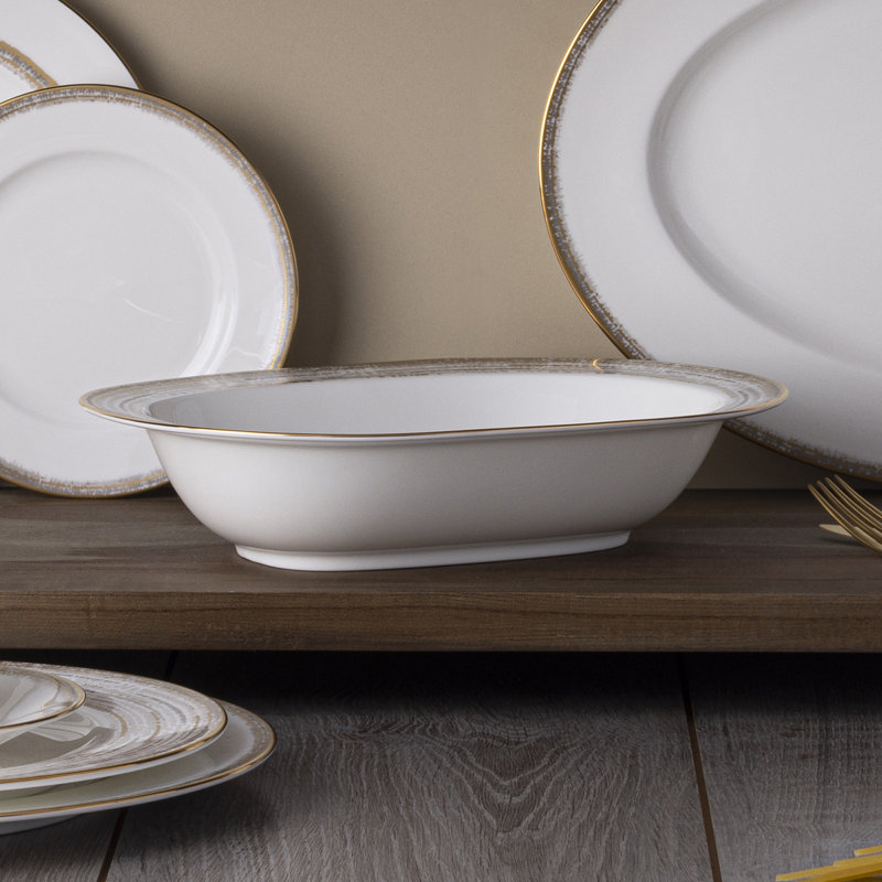 24 oz. Noritake Haku Bol à légumes ovale