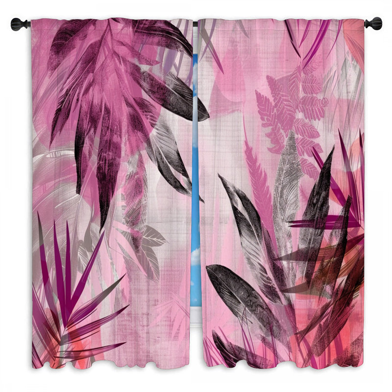Rideaux de fenêtre Feathers, L 20 po x L 52 po