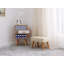 50cm Wide Rectangle Chevron Standard Ottoman-851512485