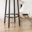 Chappelle Counter Stool with Metal Frame-1530235282