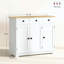 Armoire de rangement spacieuse avec tablettes réglables et conception polyvalente