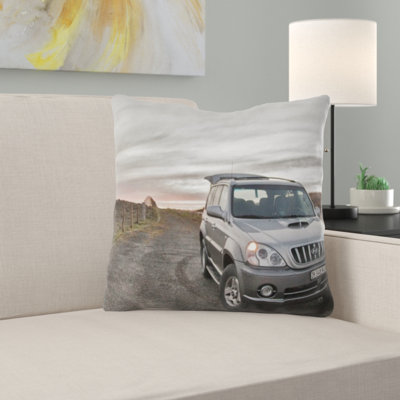 Microsuede Throw Pillow