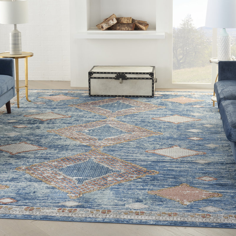 Brinkema Geometric Indoor Rug, Rectangle 8'10" x 11'10"