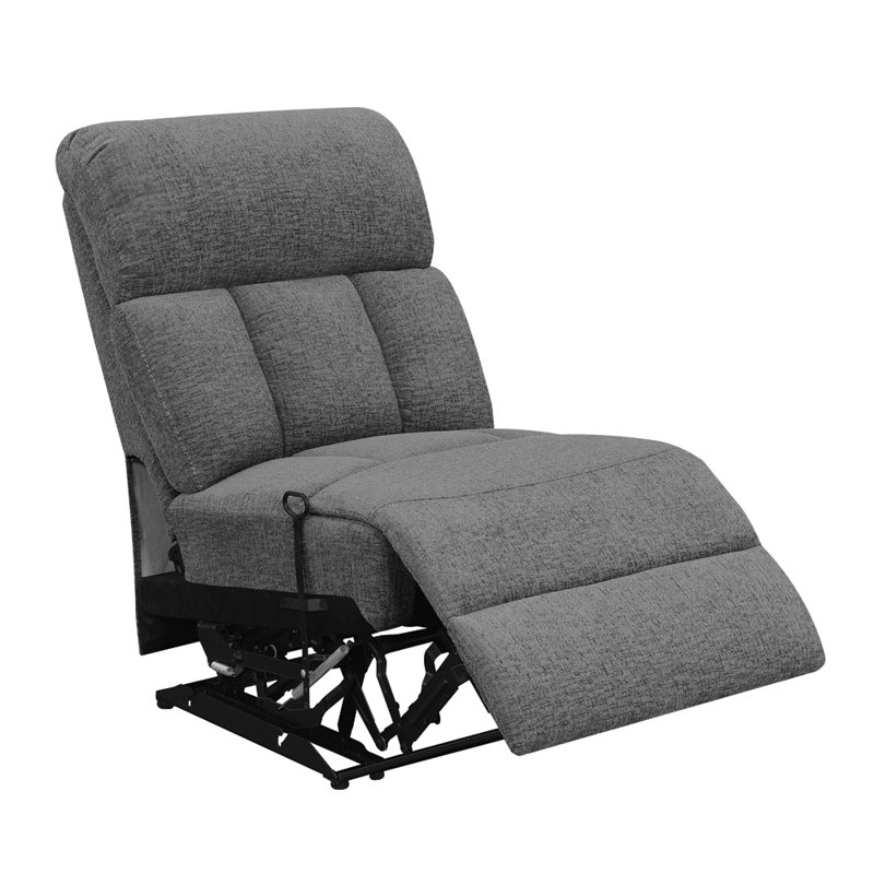 Style sophistiqué - Fauteuil inclinable rembourré sans accoudoirs Woolf