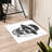 Floral Bloom Printed Rug in Soft Non-Woven Material Featuring Vibrant Blue and Red Patterns for a Beautiful Home Interior Accent Piece