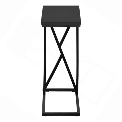 Modern Table, C-Shaped, End, Side, Snack, Living Room, Bedroom, Contemporary, Modern by Ebern Designs
