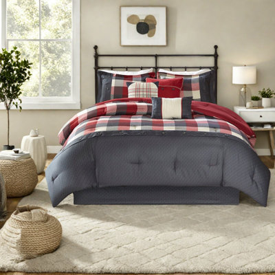 Luxurious Cal King Bedding Set, Polyester Fabric, Farmhouse Style For Home Comfort