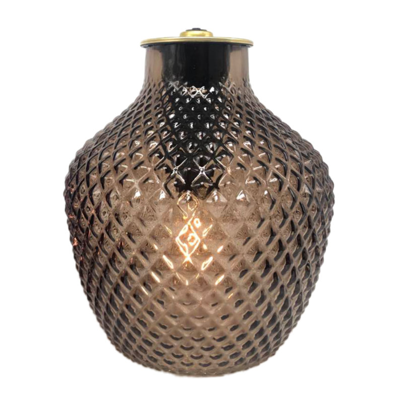 Eftihia Glass Novelty Lamp, Brown