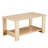 Log Colored Rectangular Double Layered Coffee Table, Modern Minimalist Style. Material, 35.4"x19.6"x16.5", Easy To Clean And Install In Living Spaces Table Color, 35.4"*19.6"*16.5", Effortless-361374108