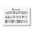 Ornamental Font Alphabet - Wrapped Canvas Typography Print - Wrapped Canvas-55313371