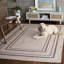 Tapis géométrique tressé à la main tissé à la main 805-108597539