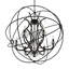 Margo 9 - Light Walnut Sphere Pendant