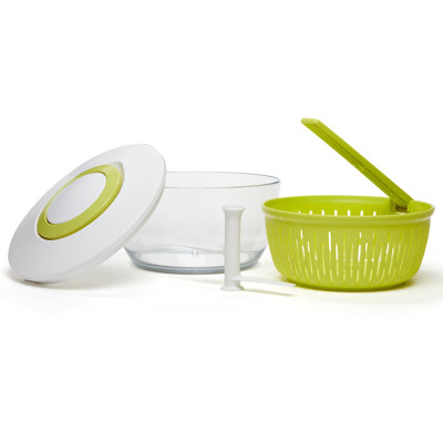 Chef'N Salad Chopper And Spinner, 9.6 Inches, Green