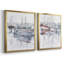 Watercolor Harbor Study I, toile encadrée de qualité supérieure - prête à être accrochée-832931021-832931298