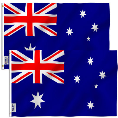 Drapeau de l'Australie drapeau de maison en polyester 36 x 60 po