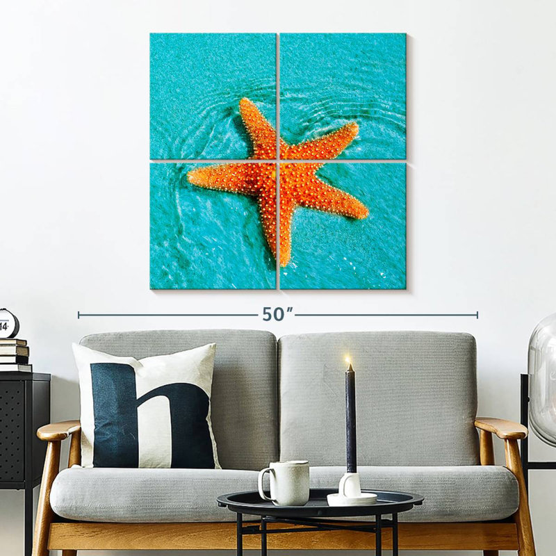 Brampt Submerged Starfish, 32" H x 32" W