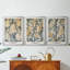 WM MORRIS Series DCCCXVI  -Custom Framed  Wrapped Gallery Canvas - 3 Pieces-1651816742-1651816730