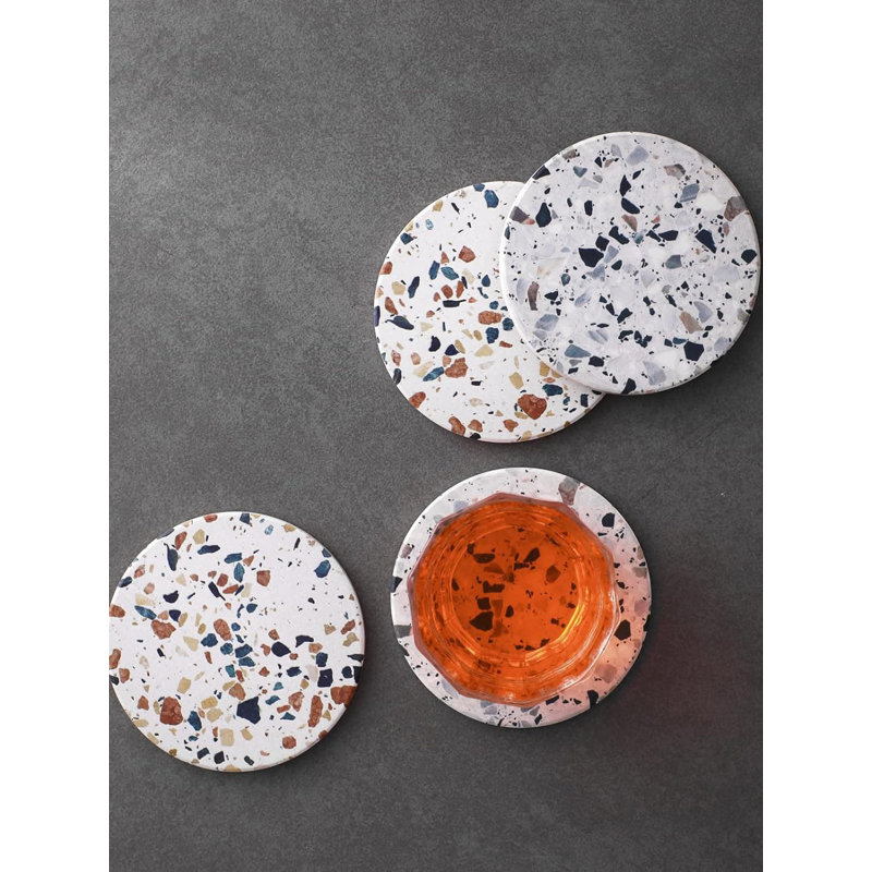 Coasters with Holder Cork Base for Cups