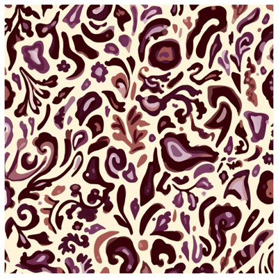 Abstract Floral Pattern Wall Tapestry - Floral Wall Decor