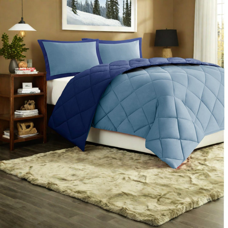 Premium King Bedding Sets Polyester Reversible Comforter For Modern Home