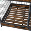 Table d'appoint pour chien sur roulettes avec portes doubles et plateau relevable-273330698-273330699
