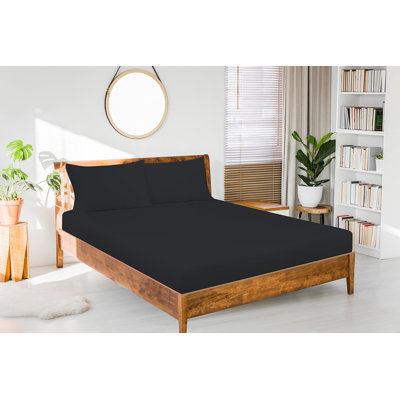 Royale Linens | Ultra Soft Brushed Microfiber | Hotel Luxury Bottom Sheets | Wrinkle Free & Fade Resistant | Deep Pocket Only