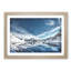 Winter Mountain Reflection - Picture Frame Painting Print-55612999-55613000