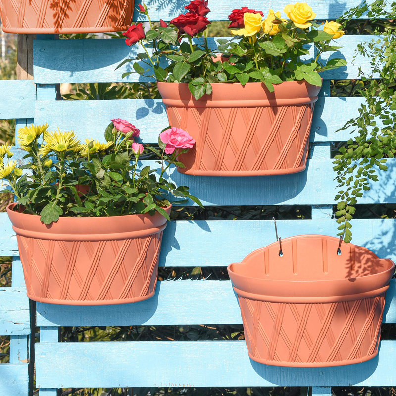 Wall Planter, Brick Red