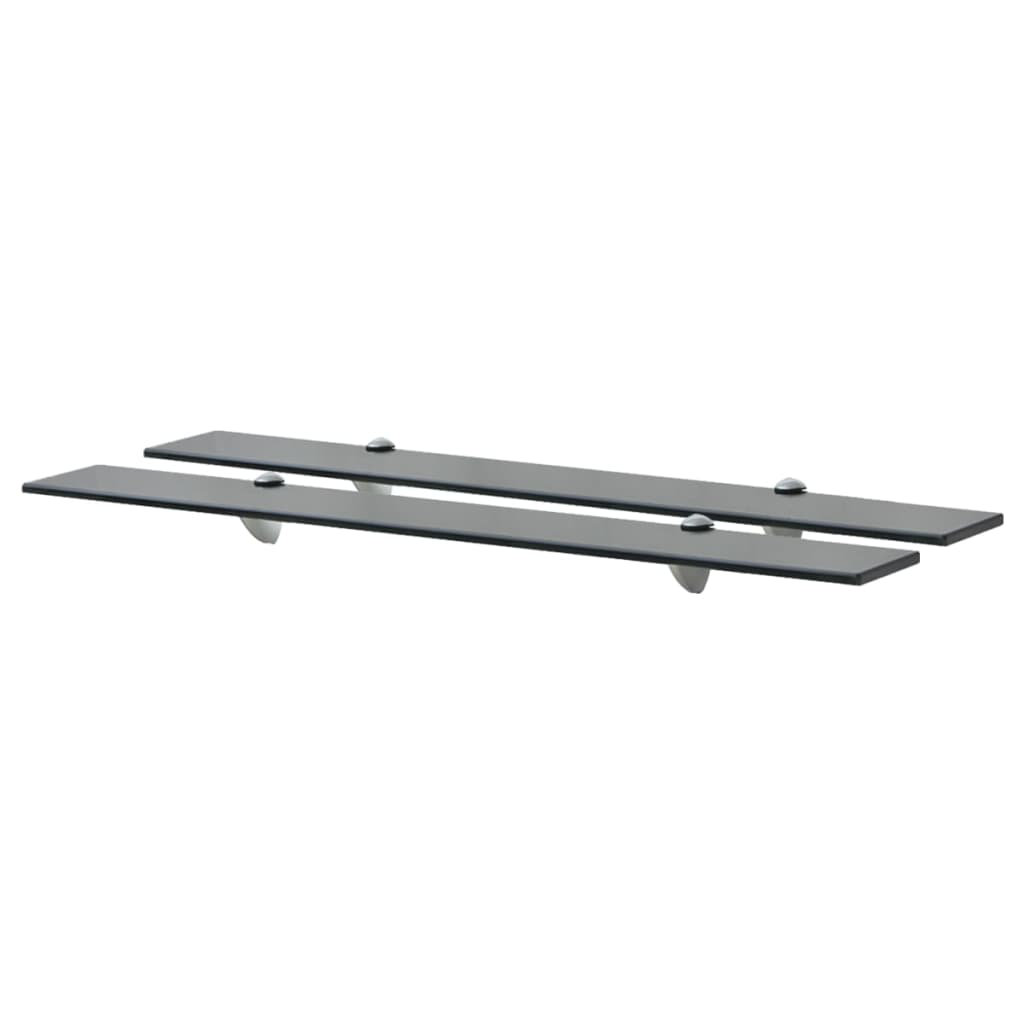 2 Piece Glass Floating Shelf