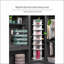 Rotating Shoe Rack Tower | 8-Tier 360° Spinning | Space-Saving | Snow White | PVC