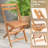 Olus 2 - Person Acacia Wood Patio Dining Set with Round Table