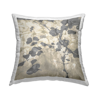 Floral Indoor/Outdoor Throw Pillow