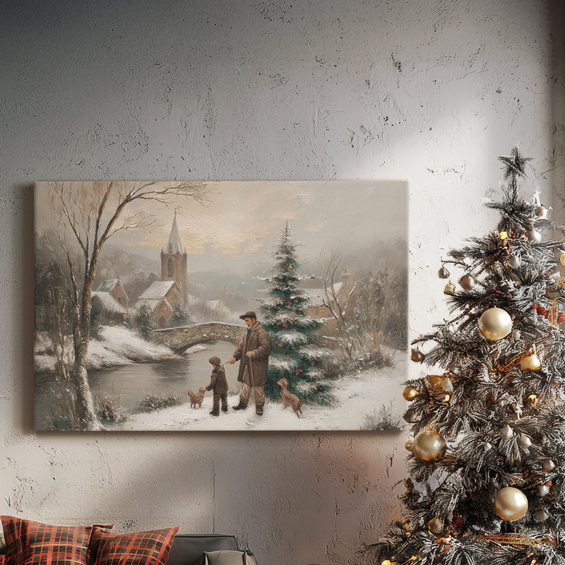 Mistletoe of Quiet Promise - Toile tendue avec châssis de qualité supérieure, H 27 po x l 18 po