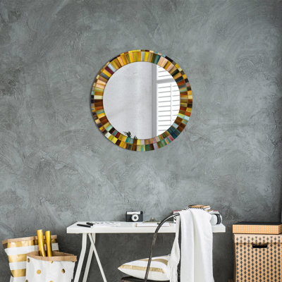 Huldar Glass Flat Wall Mirror