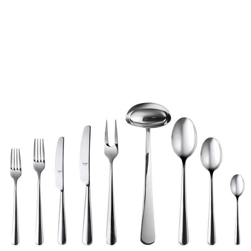 Stoccolma 75 - Piece Stainless Steel Flatware Set - Service for 12