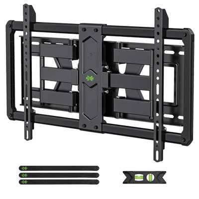 USX MOUNT Ultra Slim Full Motion TV Wall Mount | 37–90", 120 lbs, VESA 600x400mm, 16"/18"/24" Studs