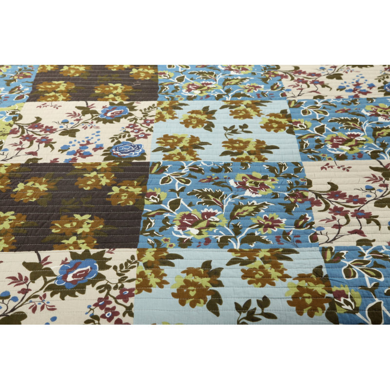 Tache Mystical Leaves Traditional Cotton Quilt, King