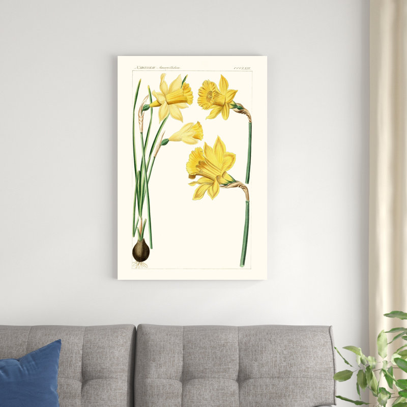 «Bright Botanicals I», impression sur toile tendue, H 36 po x l 24 po