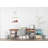 Wall Clock with 2 Shelves & 3 Hooks-1556761769