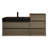 Golitz 49 " W Wall Mounted Wall Mounted 1 Single Vanity Bathroom Vanity With Stainless Steel Top-132729912
